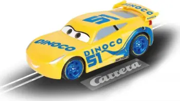 Vetura lodër Carrera First Pixar Cars Dinoco Cruz, shkalla 1:43, plastike, blu