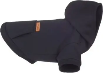 Bluzë me kapuç për qen Amiplay Texas Hoodie, 25 cm, e zezë
