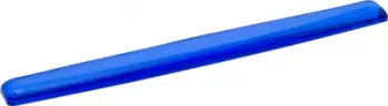 Mbështetëse për kyçe Q-Connect, xhel, 525mm, për tastierë, blu