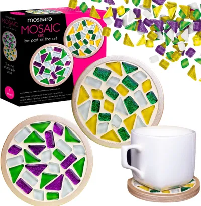 Set kreativ mozaiku Mosaaro Creative Set Mosaic Coaster, DIY, nënkostare dekorative - 1