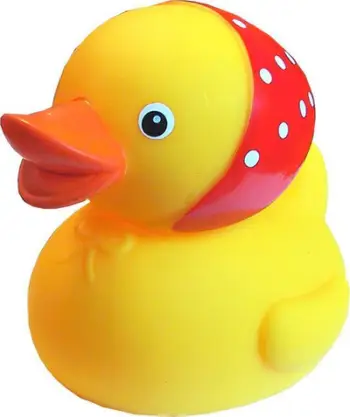 Lodër banje Hencz Toys Bath Duck, rosak me shall, e verdhë