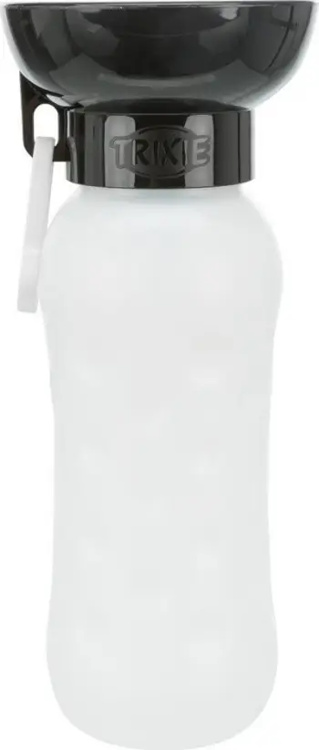 Shishe uji për kafshë Trixie Bottle with bowl TX-24609, 0.55L, plastike, shumëngjyrëshe