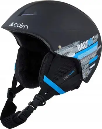 Helmetë skijimi për fëmijë Cairn Flow J, 48-50 cm, ventilim, e zezë
