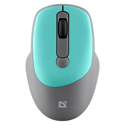Mouse wireless Defender Feam MM-296, optik, 1600 DPI, ngjyrë turke - 1