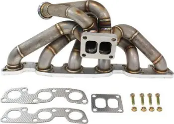 Kolektor shkarkimi TurboWorks Nissan RB26 Twin Scroll EXTREME, çelik inox, flanxhë T4 twin