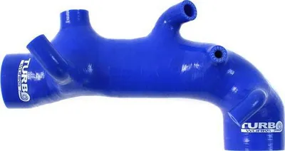 Tub silikoni marrje TurboWorks Subaru Impreza GRB GH8 WRX STI, i përforcuar, rezistencë deri 200°C, blu - 1