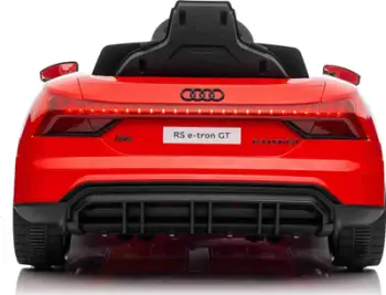 Makina elektrike për fëmijë Audi E Tron GT, telekomandë, ulëse lëkurë, e zezë