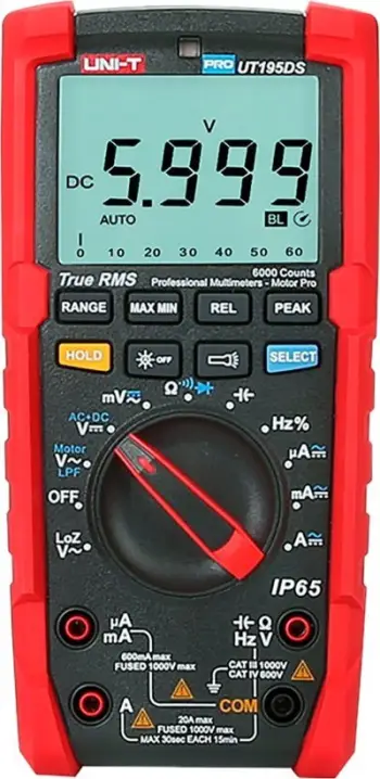 Multimetër profesional Uni-T PRO UT195M, True RMS, matje AC/DC