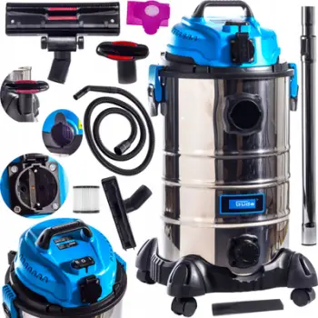 Fshesë me ujë dhe pluhur Güde GNT 30L, 1600W, depozitë 30L inox, blu e zezë