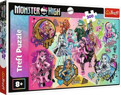 Puzzle XXL Monster High Zombies on Top, 300 pjesë, shumëngjyrësh - 4