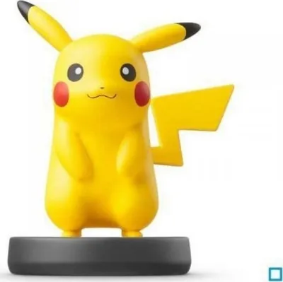 Figurine Amiibo Nintendo Pikachu No.10, për Wii U dhe 3DS, e verdhë - 1
