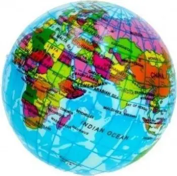 Top antistres Mega Creative Sport Globe, 7 cm, shumëngjyrësh
