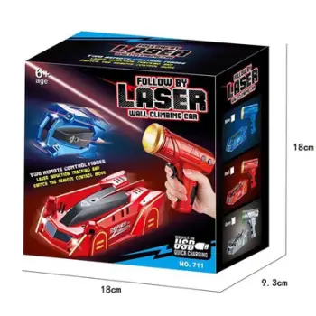 RC veturë ngjitëse në mur e kontrolluar nga laseri. UNIMIKS