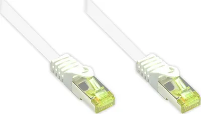 Kabllo rrjeti Alcasa 8070R-010W, Cat7 S FTP, 1m, e bardhë - 1