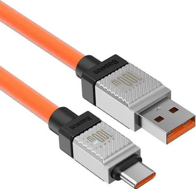 Kabllo USB në USB C Baseus CoolPlay, 100W, 2m, portokalli - 4
