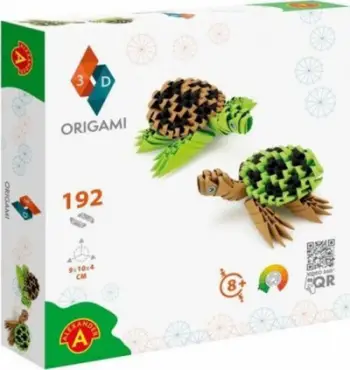 Set origami 3D Alexander 192 copë, breshka, për fëmijë 8+
