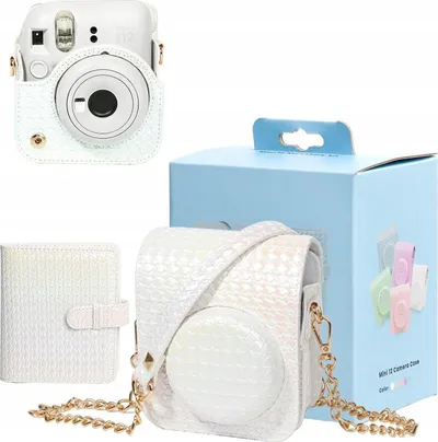Set këllëf dhe album LOVE INSTANT për Fujifilm Instax Mini 12, album 64 foto, e bardhë - 1