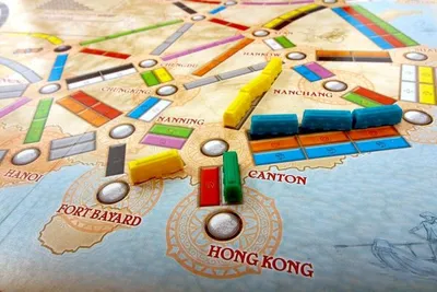 Zgjerim loje Rebel Ticket to Ride Map Collection 1 Asia, 2 harta, për 2 6 lojtarë - 3
