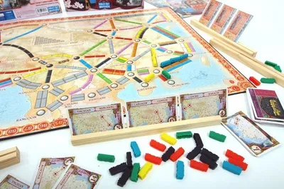 Zgjerim loje Rebel Ticket to Ride Map Collection 1 Asia, 2 harta, për 2 6 lojtarë - 5