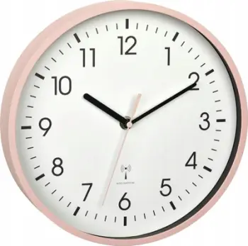 Orë murale TFA Dostmann 60.3550.16, radio, 24.5 cm, rozë