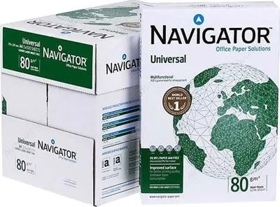 Letër printimi Navigator Universal A4, 80g, 2500 fletë - 1