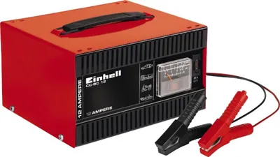 Ngarkues baterie Einhell BC 12 E, për bateri 12V, mbrojtje nga mbingarkesa, i kuq - 1