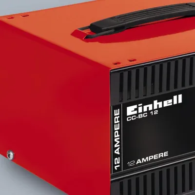 Ngarkues baterie Einhell BC 12 E, për bateri 12V, mbrojtje nga mbingarkesa, i kuq - 3