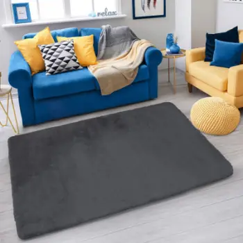 Tapet Strado Rug Rabbit, 60x120 cm, antialergjik, gri e errët