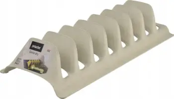 Mbajtëse pjate dhe kapakësh Practic Bio, 7 ndarje, BPA free, bezhë