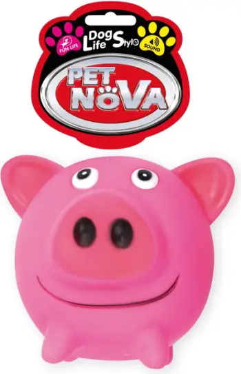 Top për qen Pet Nova, 10 cm, rozë