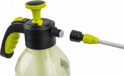 Spërkatës me presion Aqua Spray, 1.5L, plastikë transparente, i kaltër - 4