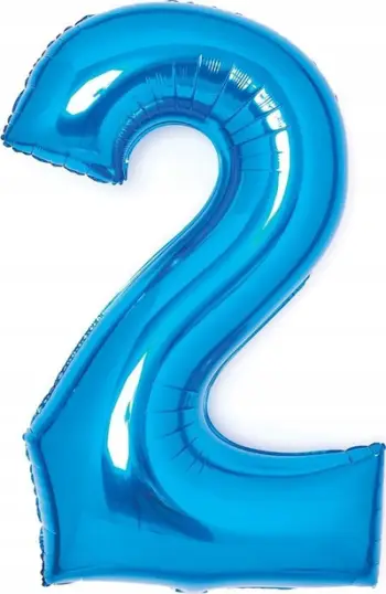 Balon folie numri 2, e kaltër