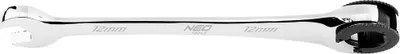 Çelës kombinues Neo Tools 09-259, me racetë, 12 mm, argjendtë - 3