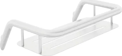 Raft dushi Shower K, metal, montim në mur, i bardhë - 1