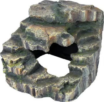 Dekorim për terrarium, 19x17x17 cm, i hirtë