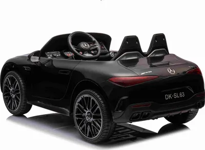 Makina lodër elektrike Ramiz Mercedes Benz AMG SL63, për fëmijë 3+, e zezë - 1