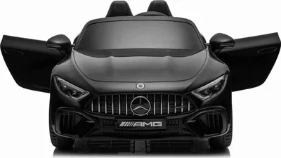 Makina lodër elektrike Ramiz Mercedes Benz AMG SL63, për fëmijë 3+, e zezë - 2