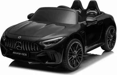 Makina lodër elektrike Ramiz Mercedes Benz AMG SL63, për fëmijë 3+, e zezë - 5
