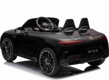 Makina lodër elektrike Ramiz Mercedes Benz AMG SL63, për fëmijë 3+, e zezë