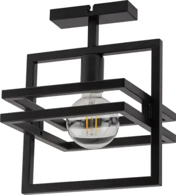 Lampë tavanore Sigma Merci 32400, E27, metal, e zezë