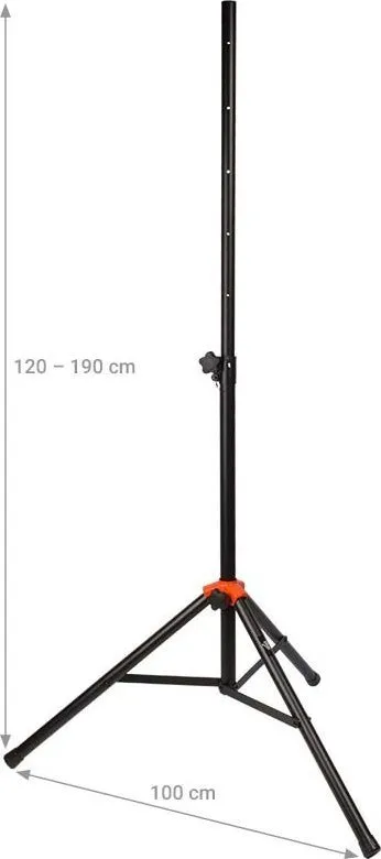 Stativ kolone për altoparlantë V-Tone S1, kapacitet 60 kg, i zi - 3