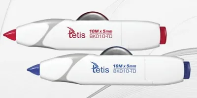 Korrektor me shirit Tetis Tape Corrector, kartuç i zëvendësueshëm, ergonomik, i bardhë - 1