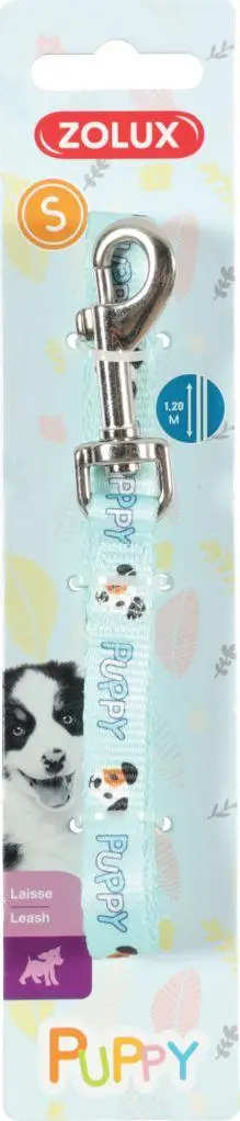 Zinxhir për qen Zolux Puppy MASCOTTE, 13mm, 1.2m, blu