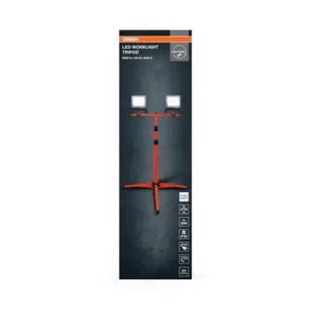 Prozhektor pune LEDVANCE LED, 2x30W, 4000K, me tripod
