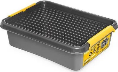 Kuti plastike Store It Container For Toys, 8.5L, me kapak, gri - 1