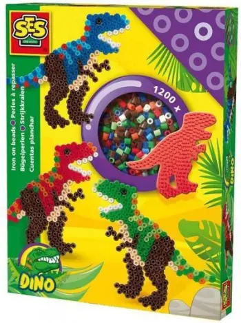 Mozaik rruazash SES Dinosaur T-REX (192385), 1200 elemente