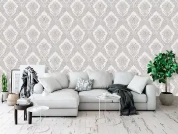 Tapet vinyl Nino LS VKP 6-1269, 10.05m x 0.53m, gri bezhë