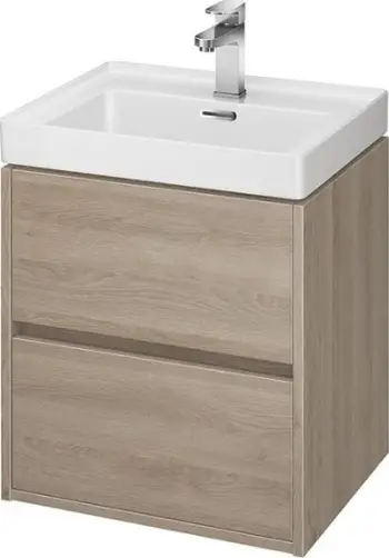 Set mobilje banjo Cersanit CREA 50, dollap me lavaman, lis