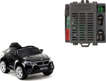 Modul kontrolli LeanToys RX75 12V, për veturë elektrike JJ2199, LS-628, i zi