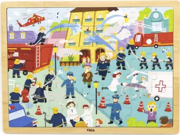 Lodër puzzle Viga 44581, 48 elementë